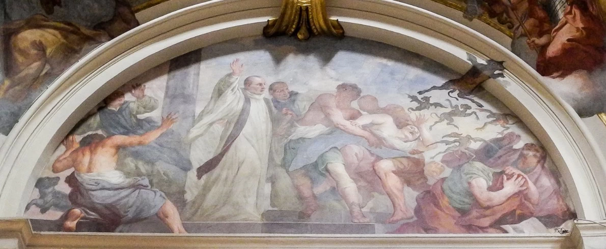 Pier Dandini - San Bernardo libera un'indemoniata, Firenze